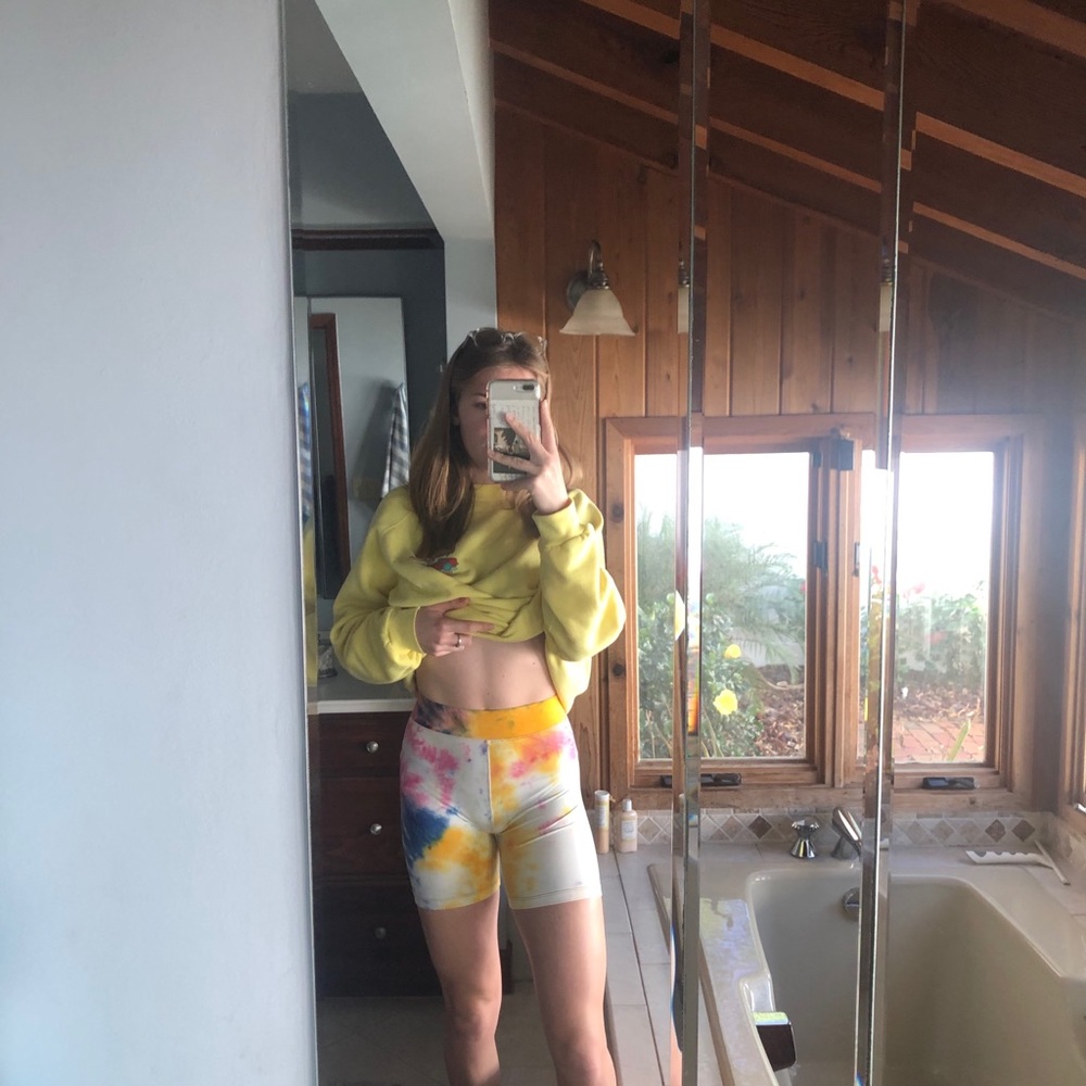 Tie-Dye Biker Shorts